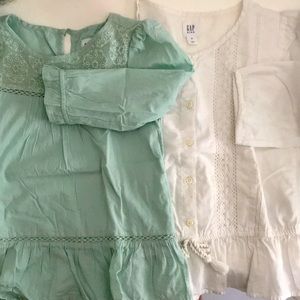 Gap girl cotton shirt bundle-size S & M